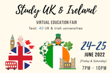 Summer 2022 - Study UK & Ireland Virtual Education Fair